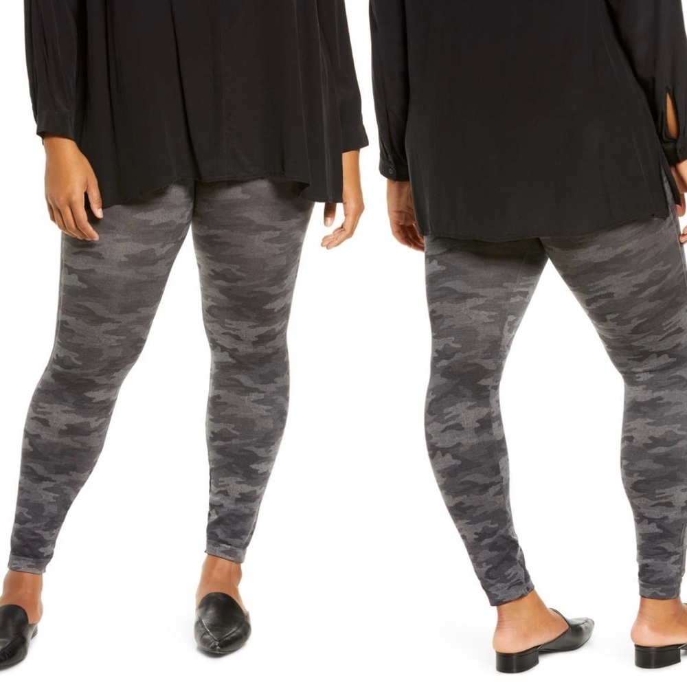 Spanx Women’s Look Now Heather Camo Leggings NWT Plus‎ Size Shapewear Stretch XL